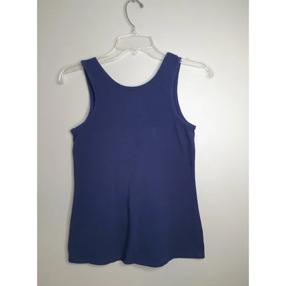 Lucky Brand Women's Racerback Tank Top, Sleeveless, Navy Blue, Small, 95% Cotton - Picture 3 of 10